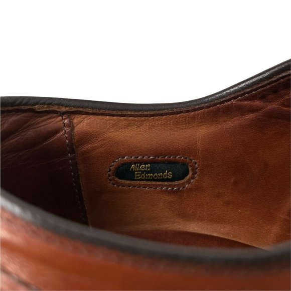 Allen Edmonds LaSalle Brown Leather Mens Lace Up Oxford Dress Shoes Size 8.5 D main image 4